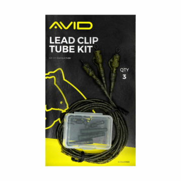 Avid Carp Lead Clip Tube Kit Leadcore - Végszerelék Gyorskapoccsal