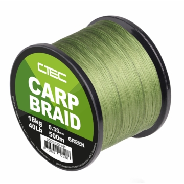 C-Tec Carp Braid (Zöld) Fonott Főzsinór 