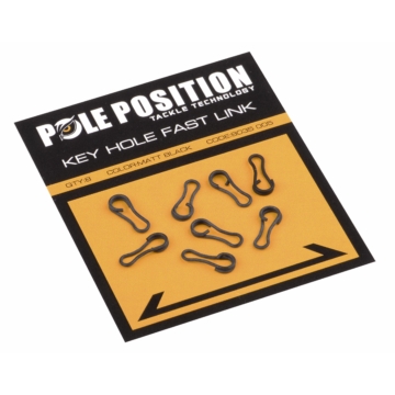Pole Position Black Keyhole Fast Link Kapocs