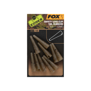 Fox Edges Camo Safety Lead Clip Tail Rubbers Gumihüvely