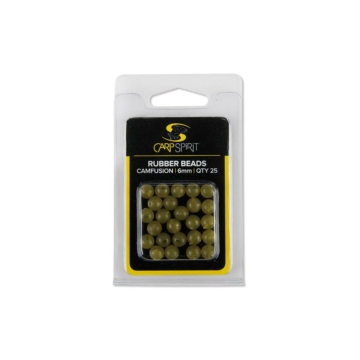 Carp Spirit Rubber Beads Gumi Gyöngy (6mm)