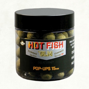 Dynamite Baits Hot Fish & GLM Food Bait Pop-Up Bojli (15mm)