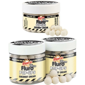 Dynamite Baits Fluro Coconut Cream Pop-Up Bojli
