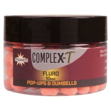 Dynamite Baits CompleX-T Fluro Pop-Ups & Dumbells Bojli (10mm)