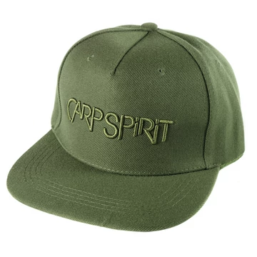 Carp Spirit Flat Peak 3D Logo Green - Baseball Sapka