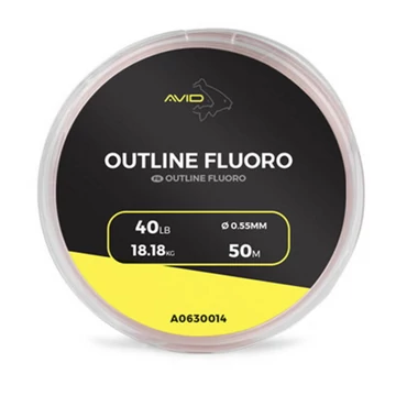 Avid Carp Outline Fluorocarbon Előkezsinor 50m 40LB 18,18kg