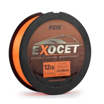 Fox Exocet Fluoro Orange Mono 0.33mm - Exocet Fluoro Narancs Zsinór 0.33mm