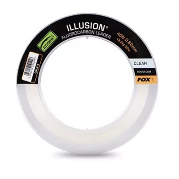 Fox Illusion Fluorocarbon Leader 40lb 18.2kg (0.60mm) x 50m - Előkezsinor