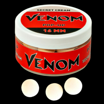 Feedermánia Venom Pop-Up Bojli - Secret Cream - 16mm