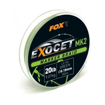 FOX Exocet MK2 Marker Braid Speciális Fonott Zsinór 20lb/9,07kg/300m