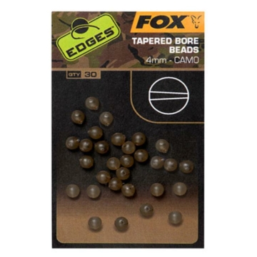 FOX Edges Camo Tapered Bore Beads Gumigyöngy (4mm)