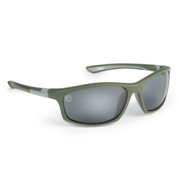Fox Green & Silver Sunglasses Grey Lens Polarizált Napszemüveg