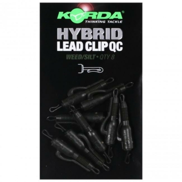 Korda QC Hybrid Lead Clip Speciális Ólomklipsz (Weed / Silt)