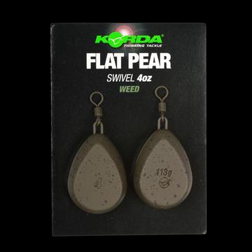 Korda Flat Pear Swivel Blister Ólom (2db)