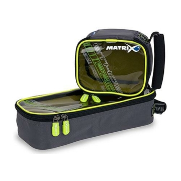 Matrix Pro S Clear Top Lime Lining Accessory Bag Táska