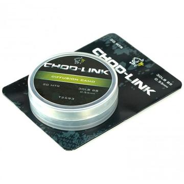 Nash Chod Link Diffusion Camo Előkezsinór (25lb/0,50mm/20m)