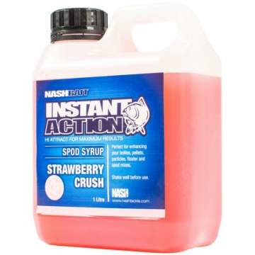 Nash Instant Action Strawberry Crush Spod Syrup PVA Barát Locsoló (1 liter)