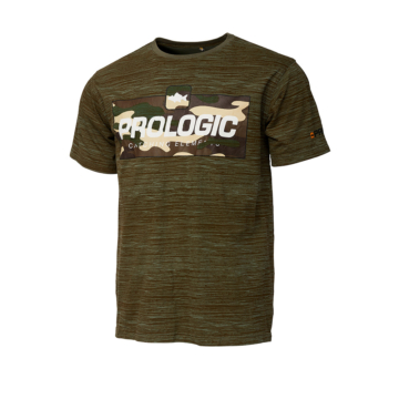 Prologic Bark Print T-Shirt Burnt Olive Green Póló