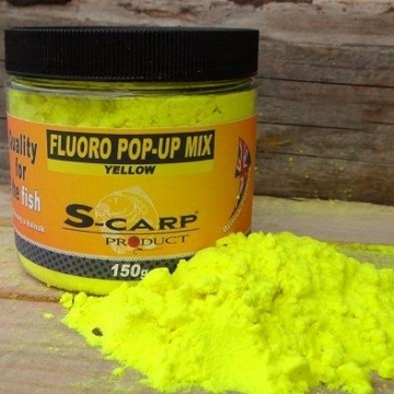 S-Carp Fluoro Pop-up Mix Citromsárga