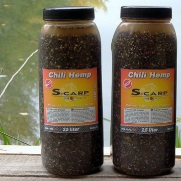 S-Carp Cooked Chilli Hemp Seeds Főzött Kendermag