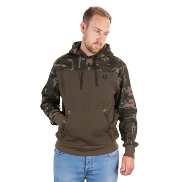 FOX Khaki / Camo Hoody Kapucnis Pulóver