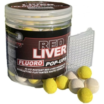 Starbaits Red Liver Fluo Pop Up (14mm)