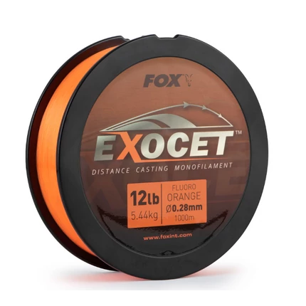 Fox Exocet Fluoro Orange Mono 0.33mm - Exocet Fluoro Narancs Zsinór 0.33mm