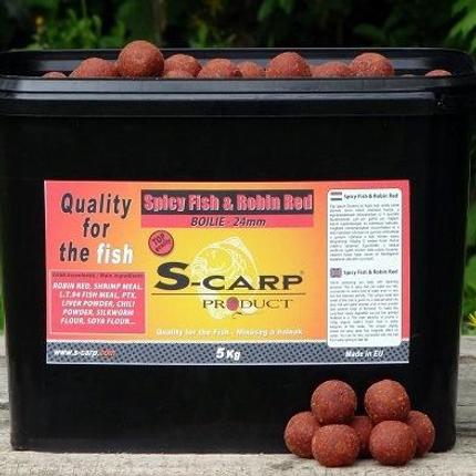 S-Carp Spicy Fish & Robin Nagy Kiszerlésű Bojli