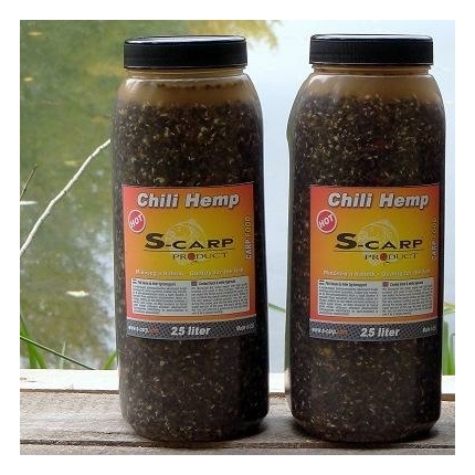 S-Carp Cooked Chilli Hemp Seeds Főzött Kendermag